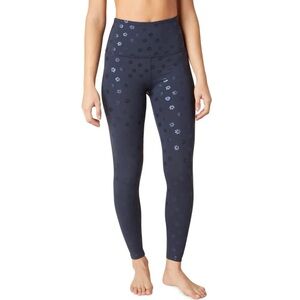 Beyond Yoga Navy Floral Leggings